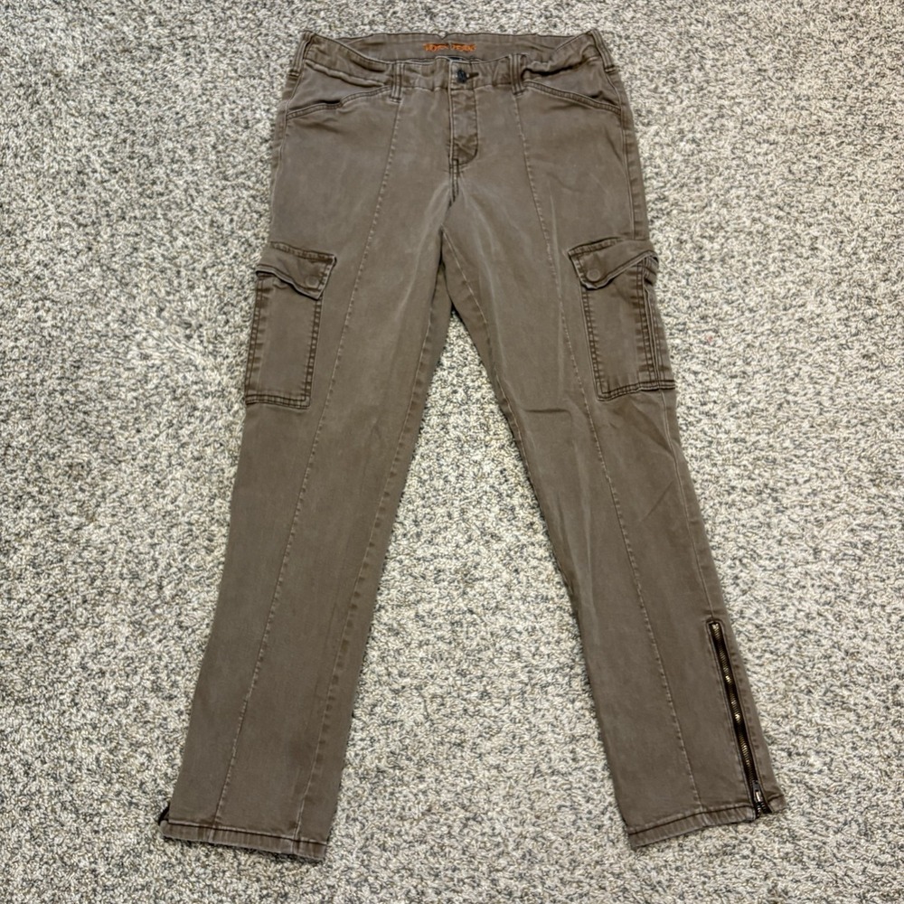 Worn Jeans Women's Cargo Pants – Brown – Size 12/31‎